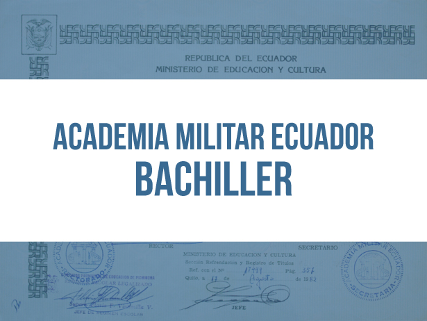 academia militar ecuador diploma