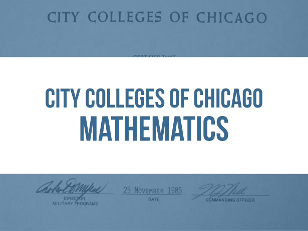 city colleges of chicago mathematics