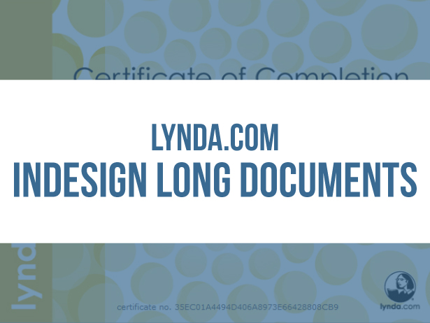 indesign long documents
